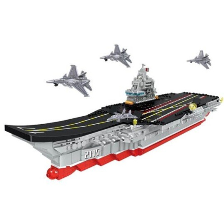 Конструктор QL2115 - Военный корабль Авианосец