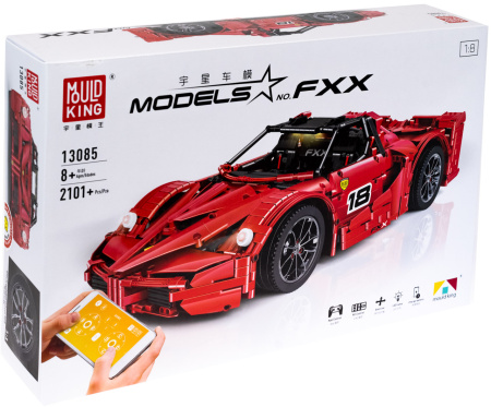 Конструктор Mould King 13085 Ferrari FXX Supercharged V12 RC APP