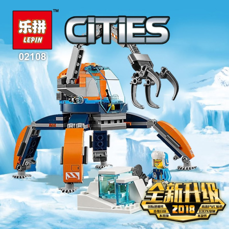 Конструктор Lepin 02108 Арктическая экспедиция - арктический вездеход