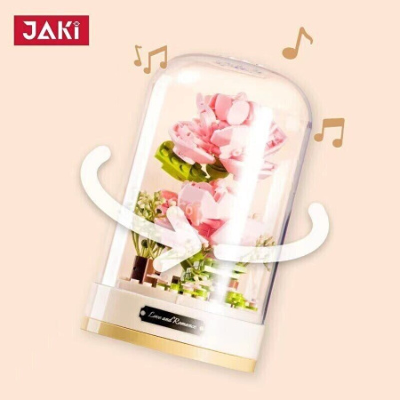 Конструктор Jaki 2676 - Цветы Букет роз в колбе
