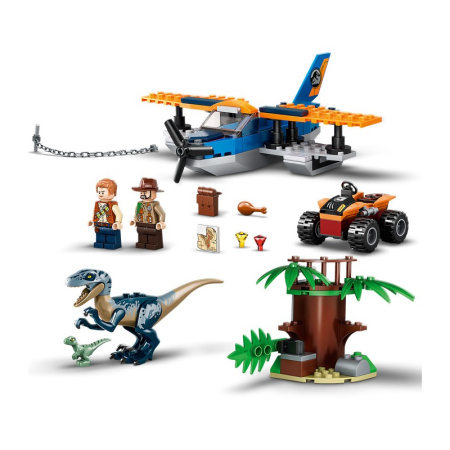 LEGO 75942 Велоцираптор: спасение на биплане