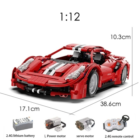 Конструктор CaDa C61049W RED DEVILS 1:12 на радиоуправлении