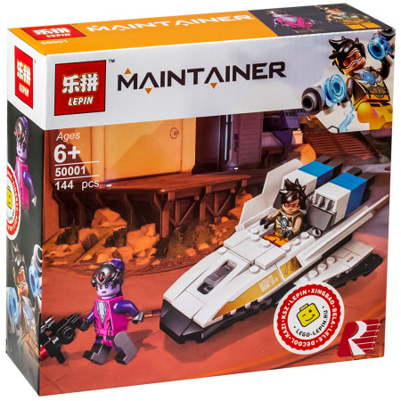 Конструктор Lepin 50001 Трейсер против Роковой вдовы — Overwatch Games