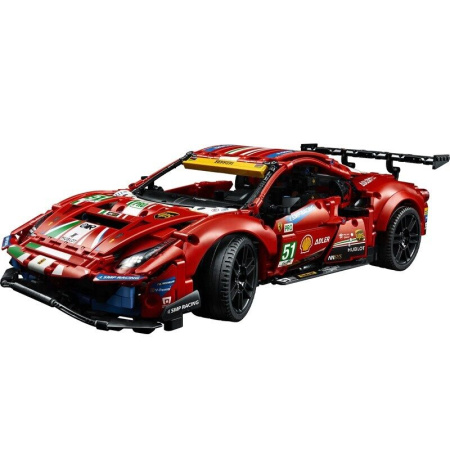 Конструктор 10287 Спорткар Ferrari 488 GTE AF Corse