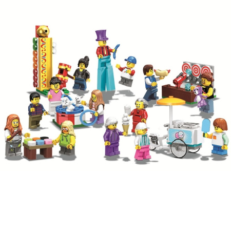Конструктор Lari 11389 Комплект минифигурок «Весёлая ярмарка»