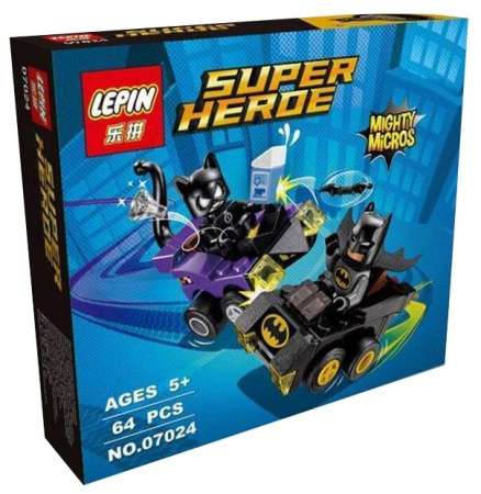 Конструктор Lepin 07024 Бэтмен против женщины-кошки