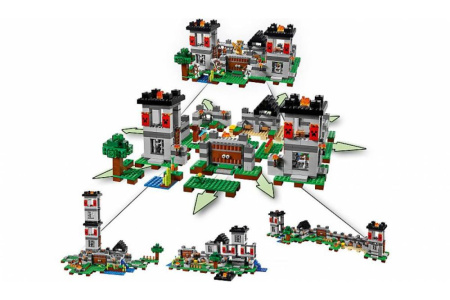 Конструктор Lepin 18005 Крепость 4 в 1