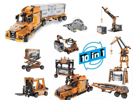Конструктор Cada C71002 Механическая лаборатория - порт (10в1)