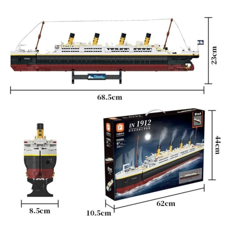 Конструктор FC 6005 - корабль Титаник 2в1