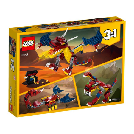 Конструктор Lego 31102 Огненный дракон