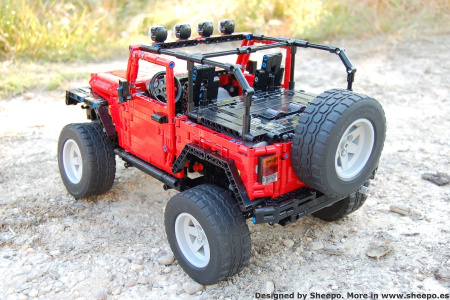 Конструктор Lepin 20090 Jeep Wrangler Rubicon RC