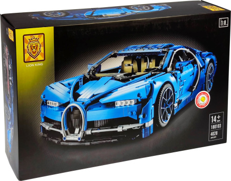 Конструктор Lion King 180103 Bugatti Chiron — Бугатти Шерон синий