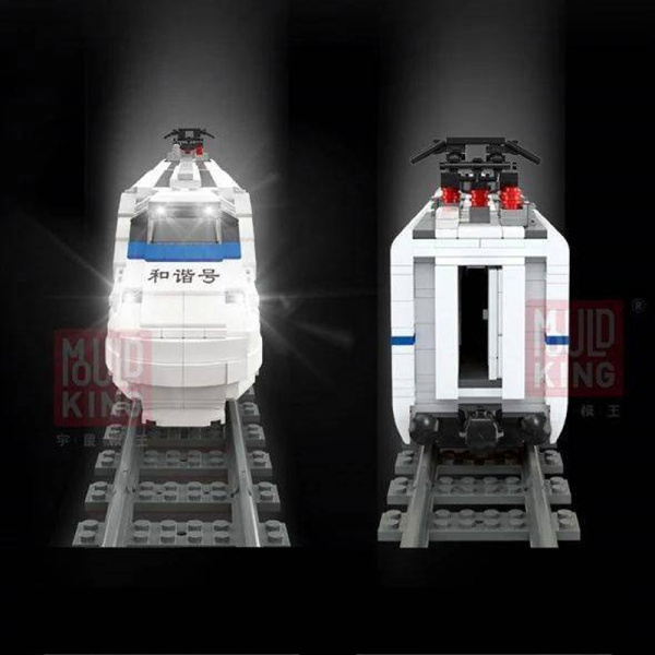 Конструктор Mould King 12002 Поезд CRH2 высокоскоростной пассажирский