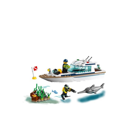 Конструктор Lego 60221 City Police Яхта для дайвинга