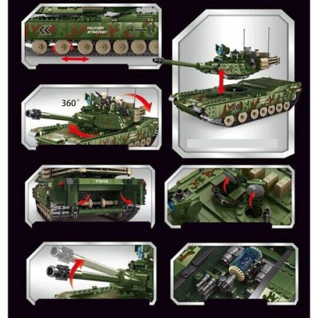 Конструктор Танк Абрамс М1А2 Abrams T3016