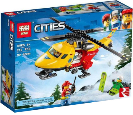Конструктор Lepin 02090 Вертолёт скорой помощи