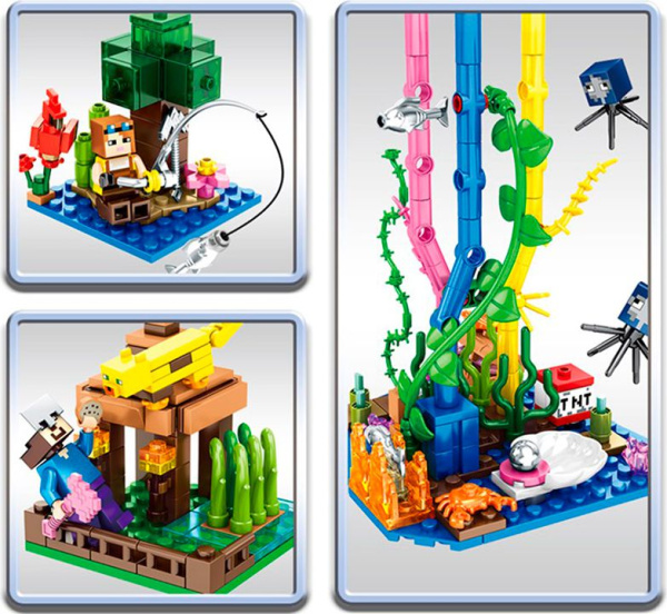 Конструктор Minecraft SY1427 Трехмерный мир