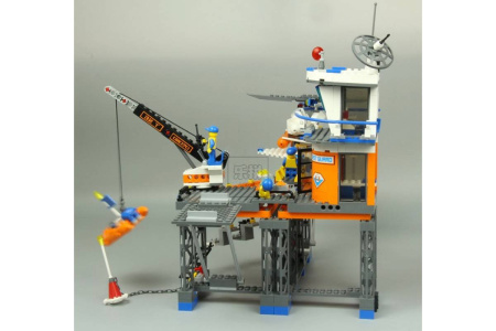 Конструктор Lepin 02070 Платформа береговой охраны