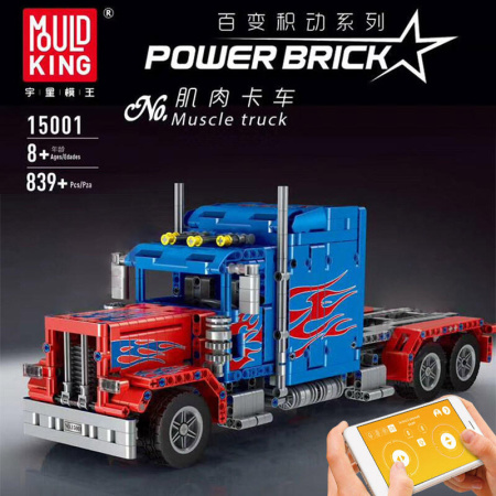 Конструктор MOULDKING 15001 MOC 24330 Muscle Truck