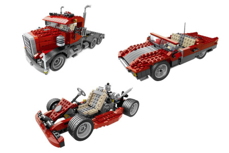 Конструктор Lepin 24023 Тягач — Big Rig 3in1