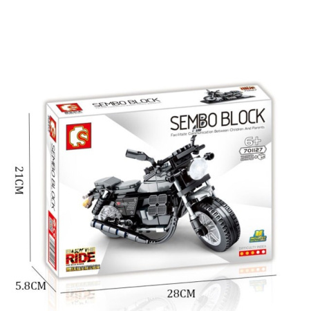 Конструктор Sembo 701127 Мотоцикл V9 Bobber