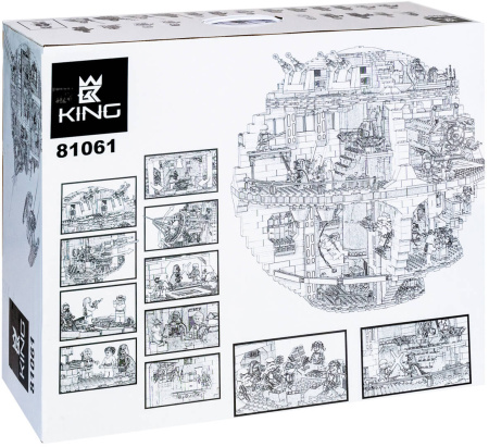 Конструктор King 81061 Звезда Смерти — обновленная