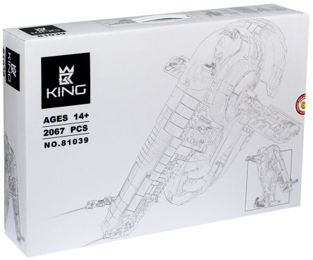 Конструктор King 81039 Slave I — Звездолет Бобы Фетта