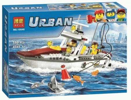 Конструктор Bela 10646 Рыболовный катер