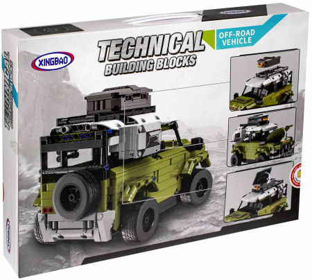 Конструктор XingBao XB-22004 Внедорожник Ленд Ровер  с пультом д/у