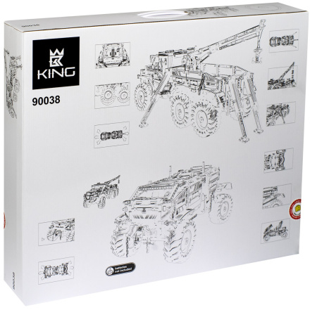 Конструктор King 90038 Аварийный внедорожник 6х6