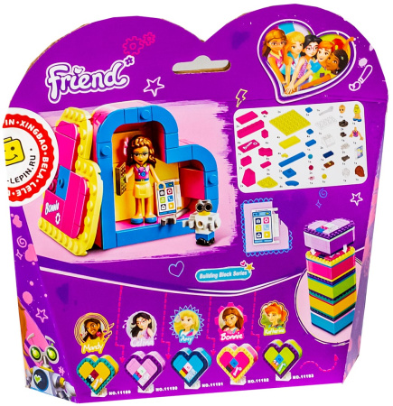 Конструктор Bela 11192 Шкатулка — сердечко Оливии