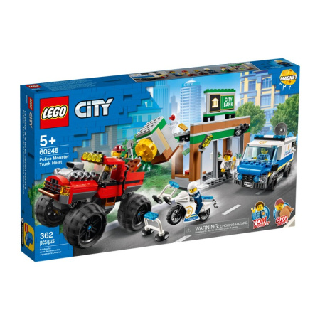Конструктор Lego 60245 City Police Ограбление полицейского монстр-трака