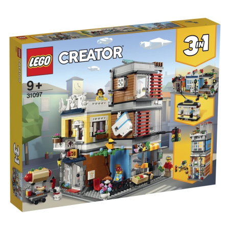 Конструктор Lego 31097 Creator Зоомагазин и кафе в центре города