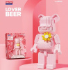 Конструктор Balody 21165 - Bearbrick Розовый медведь