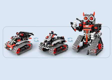 Конструктор 8030 Робот красный на управлении 3 в 1 ( На радиоуправлении, программируемый)