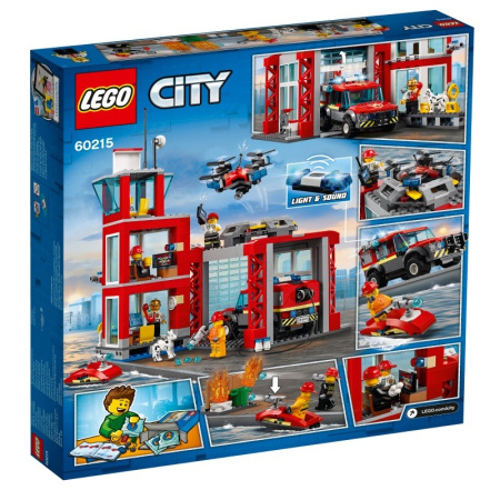 Конструктор Lego 60215 City Police Пожарное депо