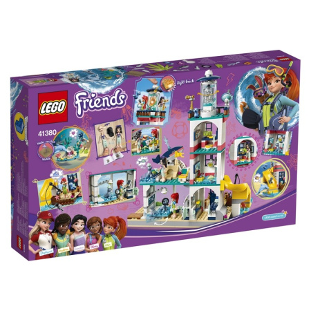 Конструктор Lego 41380 Friends Спасательный центр на маяке