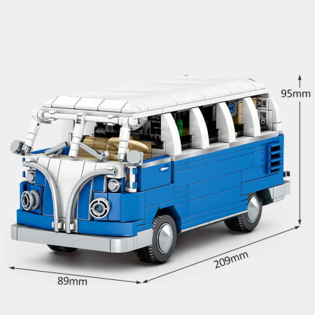 Конструктор Sembo Block 701810 Пекинский автомобильный музей - Volkswagen T1