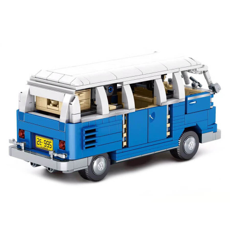 Конструктор Sembo Block 701810 Пекинский автомобильный музей - Volkswagen T1