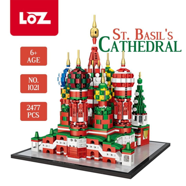 Конструктор Loz 1021 - Собор Василия Блаженного