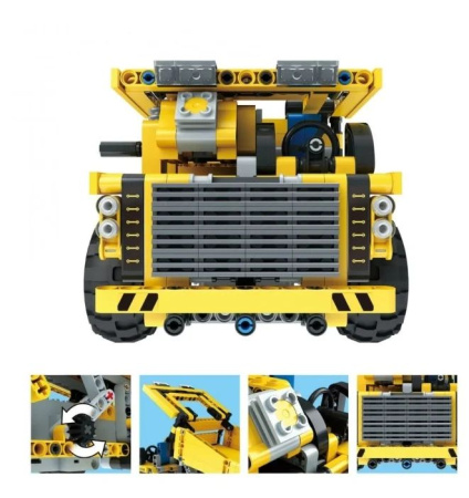 Конструктор Mould King 13016 Карьерный самосвал "Белаз" на радиоуправлении