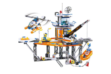 Конструктор Lepin 02070 Платформа береговой охраны