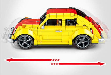 Конструктор Sembo Block (SY) SY8302 Ретро автомобиль Volkswagen Beetle