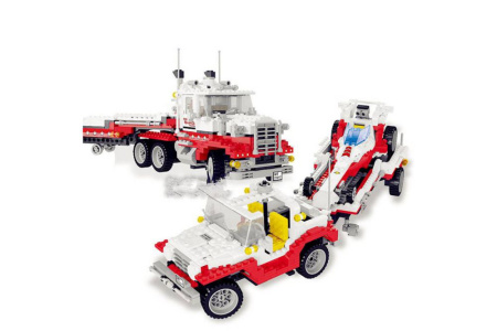 Конструктор Lepin 21017 Грузовик Mach II Красная птица