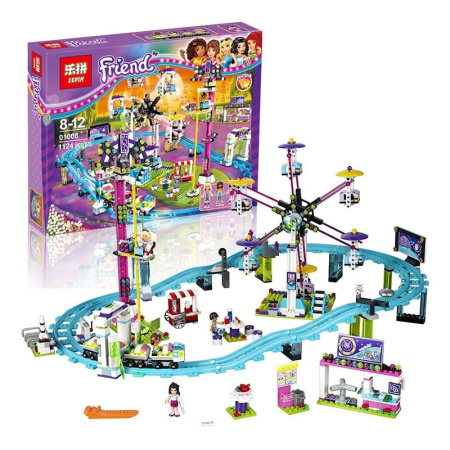 Конструктор Lepin 01008 Парк развлечений. Американские горки