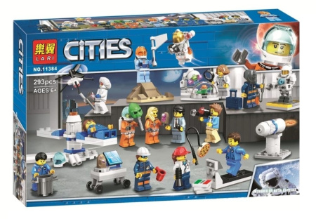 Конструктор Lari 11384 Комплект минифигурок «Исследования космоса»