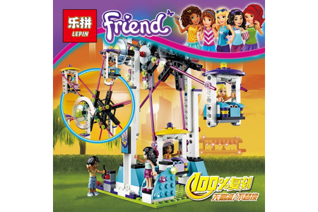 Конструктор Lepin 01008 Парк развлечений. Американские горки