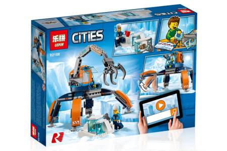 Конструктор Lepin 02108 Арктическая экспедиция - арктический вездеход