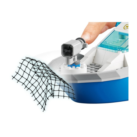 Конструктор Lego 60277 City Катер полицейского патруля