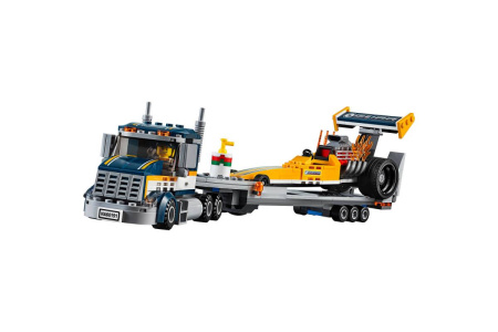 Конструктор Lepin 02025 Грузовик для перевозки драгстера